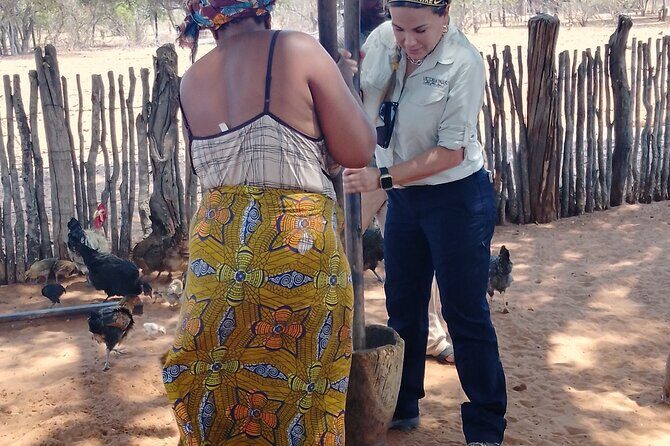 African Village Tours - Leaving Victoria Falls township: the ride out matters
