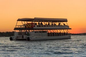 Dinner Cruise on the Zambezi River, Victoria Falls - The river run above Victoria Falls: what happens before dinner