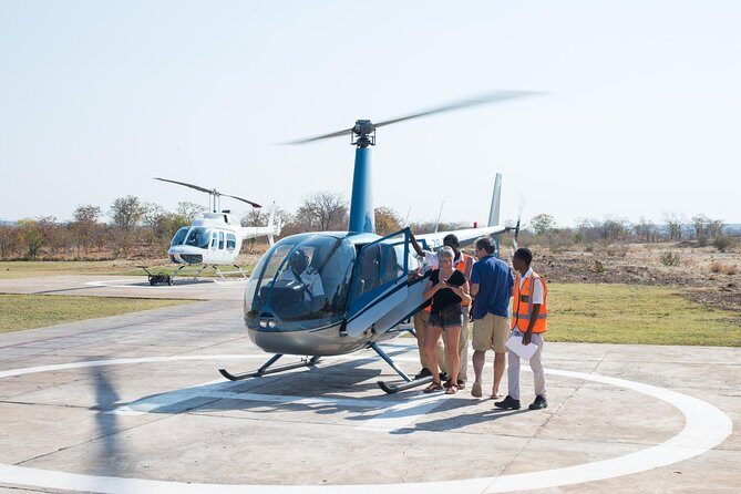 Helicopter Scenic Flight over Victoria Falls 12-13 minutes Flight - The route in the air: Falls, gorge, river, and park country