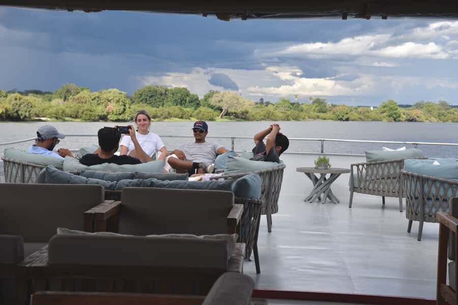 Victoria Falls: 2-Hour Luxury Zambezi River Sunset Cruise - Entering the Boarding Zone at Victoria Falls