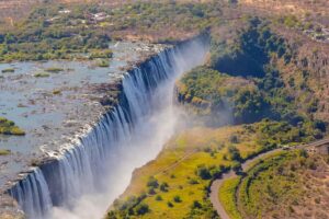 Victoria Falls: Helicopter Tour with Hotel Pickup - Seating, headsets, and how you get both sides of Victoria Falls