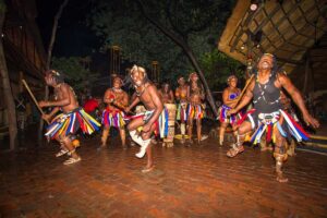 Victoria Falls: The Boma Dinner and Drum Show - Buffet dinner: mopane worms, game meats, and solid veggie options