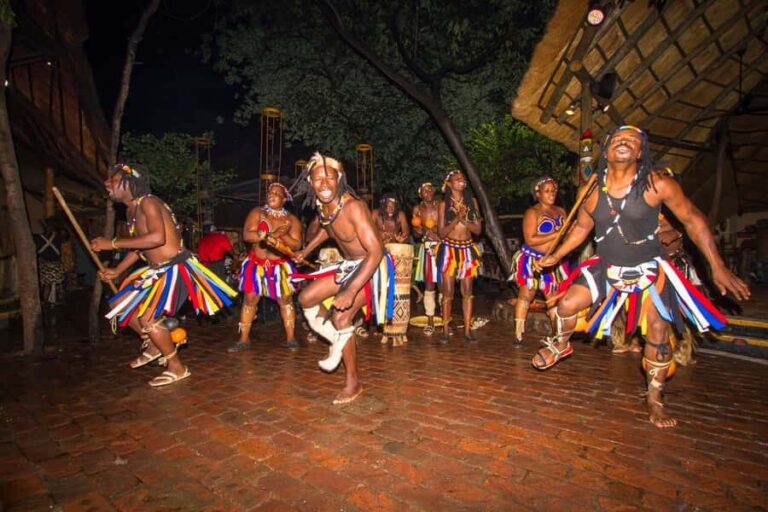Victoria Falls: The Boma Dinner and Drum Show - Buffet dinner: mopane worms, game meats, and solid veggie options